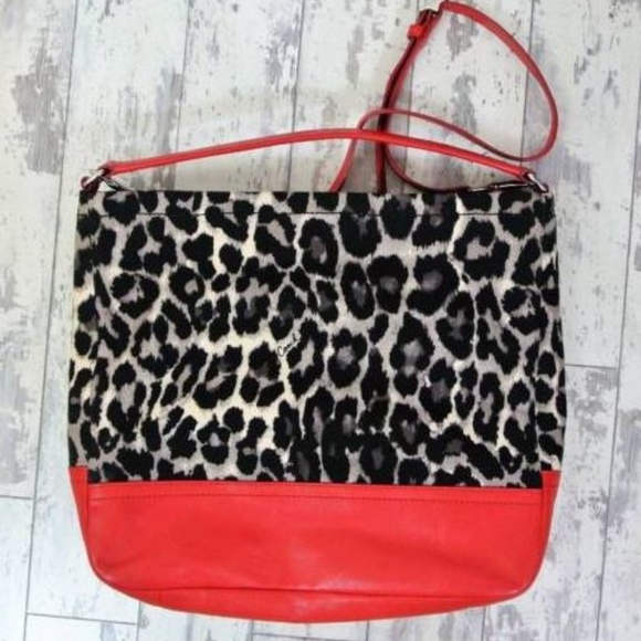 Coach Ocelot Bag Red Leopard Animal Mob Wife - Picture 7 of 7